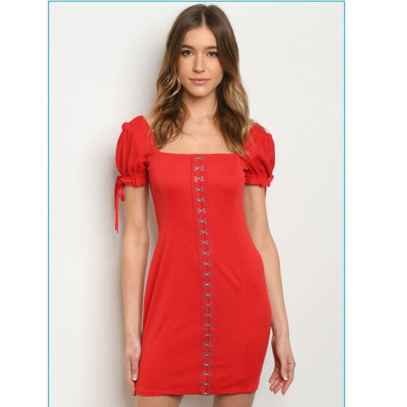 Lovely Red Dress - Picture 5 of 5